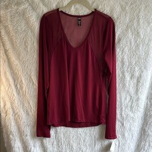 Victoria's Secret Fitted Red Blouse
